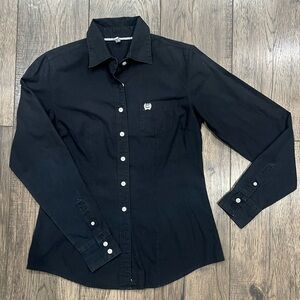 Cinch Classic Black Collared Western Shirt